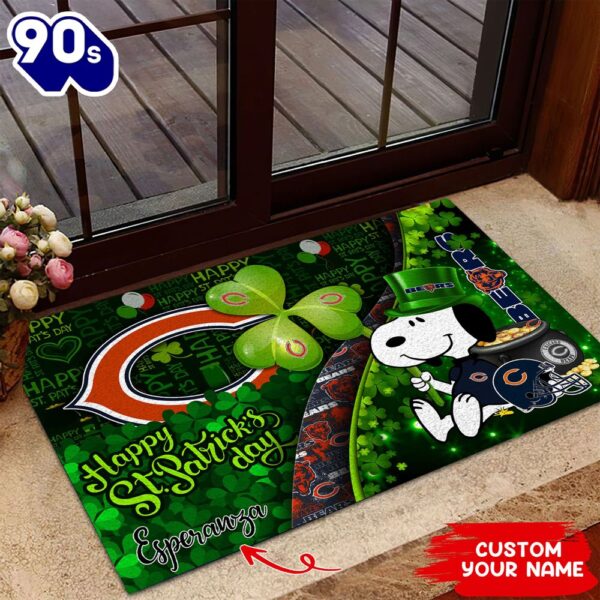 Chicago Bears NFL-Custom Doormat The Celebration Of The Saint Patrick’s Day