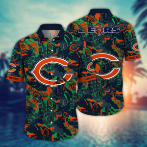 Chicago Bears NFL Hawaiian Shirt Summery Aloha Shirt