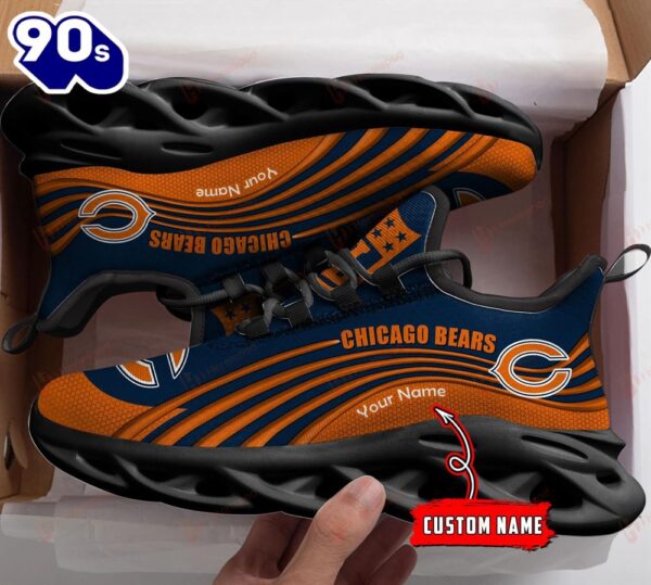 Chicago Bears NFL Personalized Clunky Shoes Running Adults