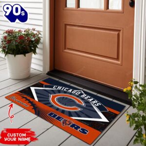 Chicago Bears NFL-Personalized Doormat For…