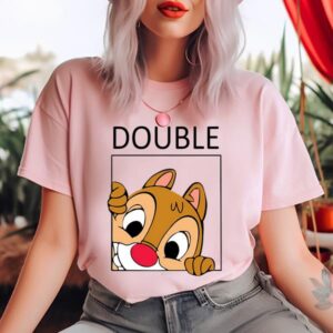 Chip And Dale Shirt Double Trouble Shirt Valentine Day Gift Shirts