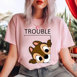 Chip And Dale Shirt Double Trouble T-Shirt Valentine Day Gift Shirts
