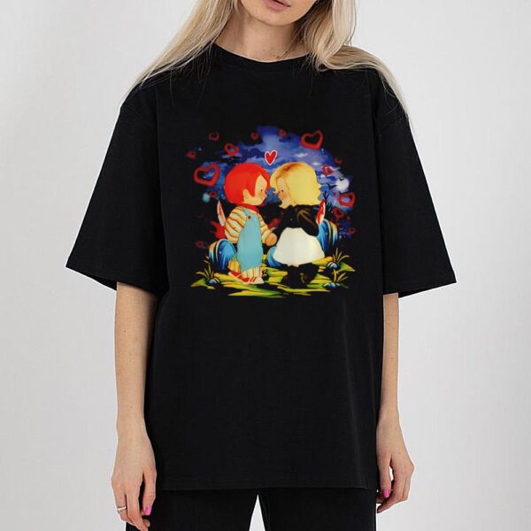 Chucky And Tiffany Love Valentine Shirt