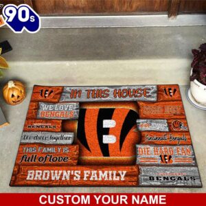 Cincinnati Bengals NFL-Custom Doormat For…