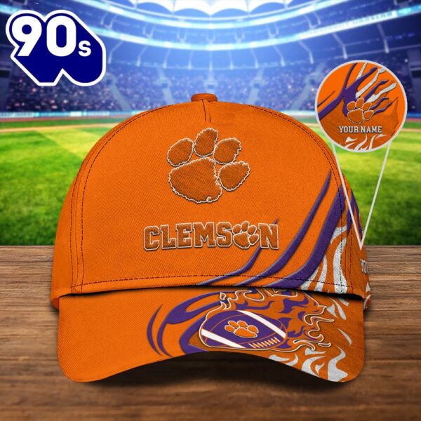 Clemson Tigers Sport Cap Personalized Your Name NCAA Cap