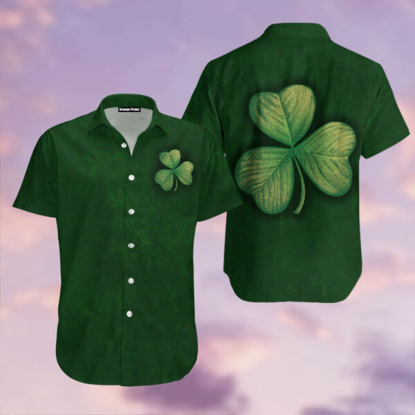 Clover Irish St.Patrick Day Aloha Hawaiian Shirts