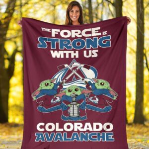 Colorado Avalanche Baby Yoda Fleece…