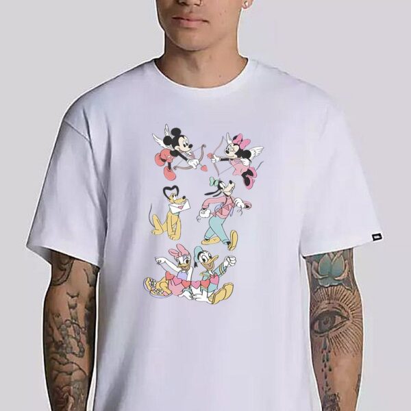 Comfort Colors Mickey And Friends Valentine Shirt Disney Valentine Shirt