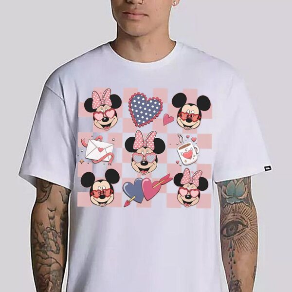 Comfort Colors Mickey Minnie Valentine Shirt Disney Love Shirt Disney Couple Shirt