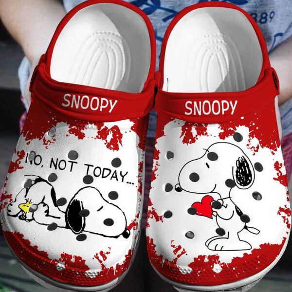 Snp RED 3D Clog Shoes