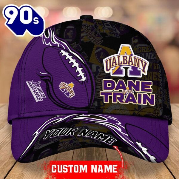 Custom Albany Great Danes Unisex Adults Adjustable Snapback Sportswear  NCAA Cap