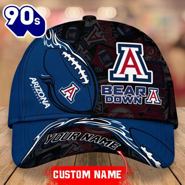 Custom Arizona Wildcats Unisex Adults Adjustable Snapback Sportswear  NCAA Cap