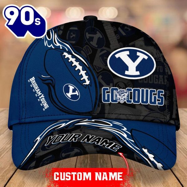 Custom Byu Cougars Unisex Adults Adjustable Snapback Sportswear  NCAA Cap