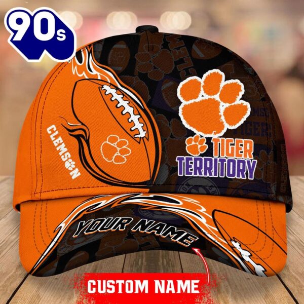 Custom Clemson Tigers Unisex Adults Adjustable Snapback Sportswear  NCAA Cap