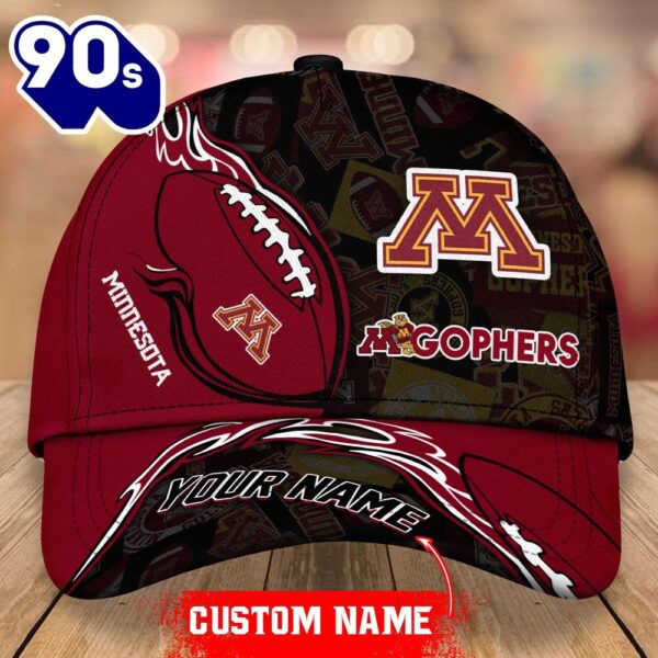 Custom Minnesota Golden Gophers Unisex Adults Adjustable Snapback Sportswear  NCAA Cap