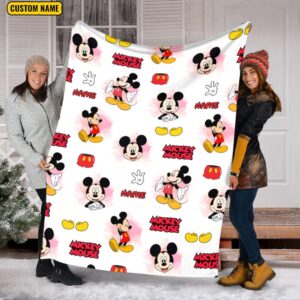 Custom Name Mickey Mouse Blanket…