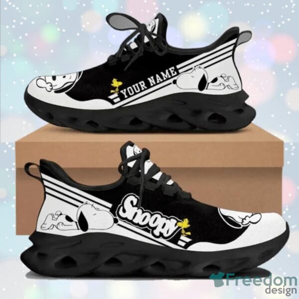 Custom Name Snoopy Max Soul Sneaker Running Shoes