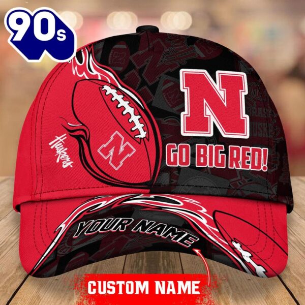 Custom Nebraska Cornhuskers Unisex Adults Adjustable Snapback Sportswear  NCAA Cap