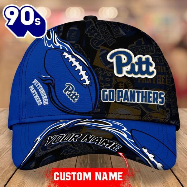 Custom Pittsburgh Panthers Unisex Adults Adjustable Snapback Sportswear  NCAA Cap