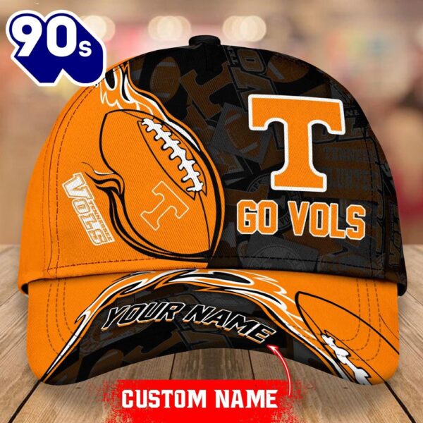 Custom Tennessee Volunteers Unisex Adults Adjustable Snapback Sportswear  NCAA Cap