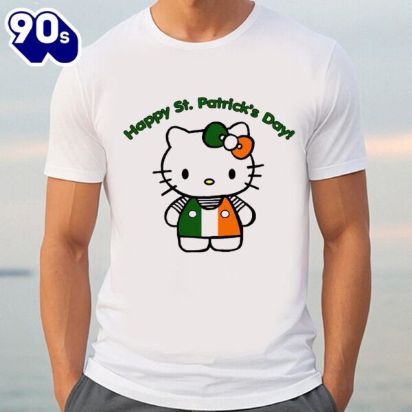 Cute Hello Kitty Happy St Patricks Day T-Shirts