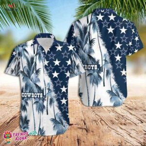 Dallas Cowboys Beach Vibes Number Premium Hawaiian Shirt