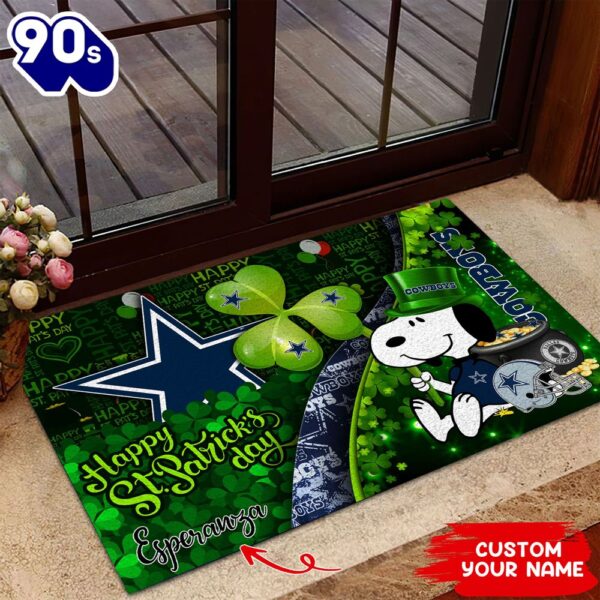 Dallas Cowboys NFL-Custom Doormat The Celebration Of The Saint Patrick’s Day
