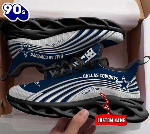 Dallas Cowboys NFL Personalized Clunky Shoes Running Adults