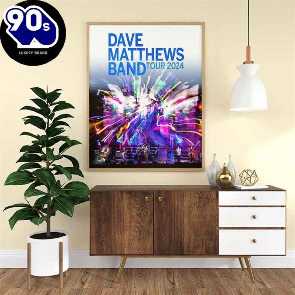 Dave Matthews Band Summer Tour 2024 Fan Gifts Home Decor Poster Canvas