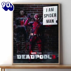 Deadpool 3 Movie Poster Canvas Wall Art