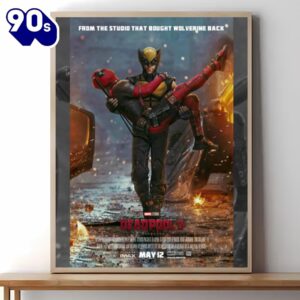 Deadpool 3 Movie Poster Home Decor Canvas