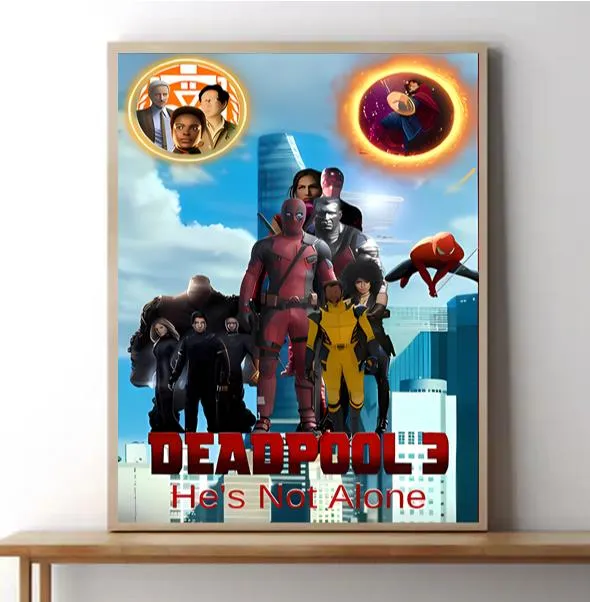 Deadpool 3 Poster He’s Not Alone