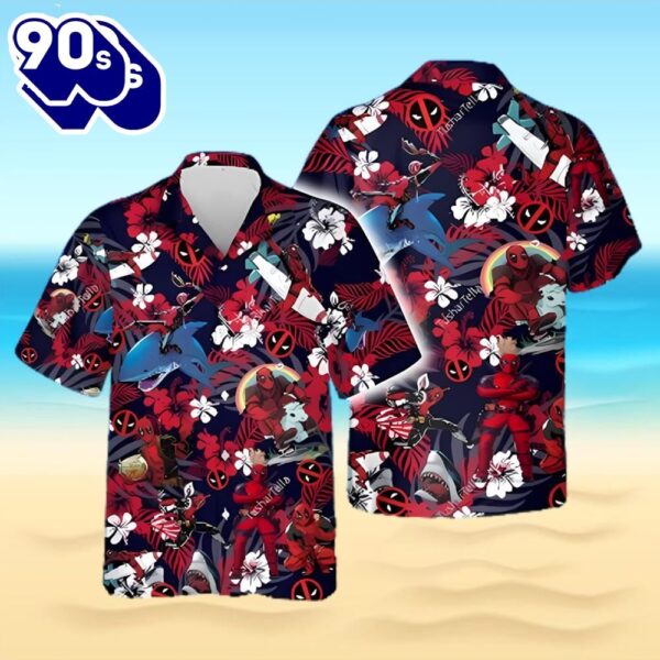 Deadpool Hawaiian Shirt The Perfect Shirt for Any Deadpool Fan