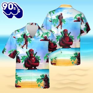 Deadpool Summer Hawaiian Shirt