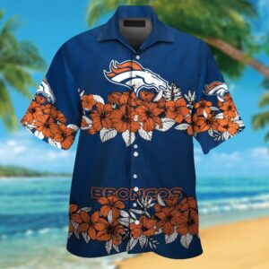 Denver Broncos Short Sleeve Button…