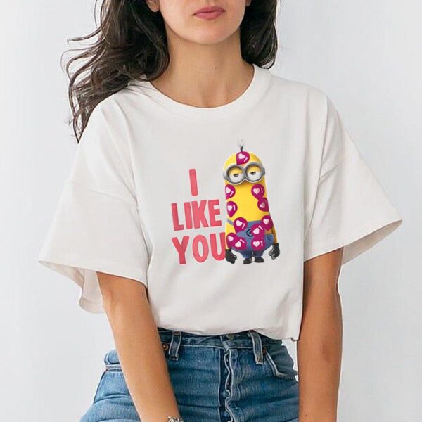 Despicable Me Minions Valentine’s Day I Like You T-Shirt