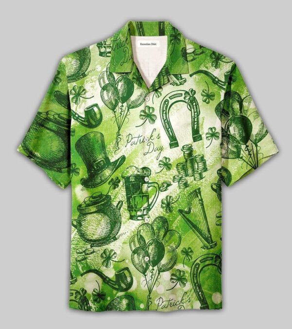 Discover Cool Whole Green Saintpatricks Day Vintage Aloha Hawaiian Shirts