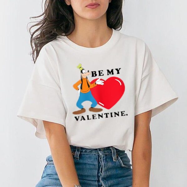 Disney Be My Valentine Goofy T-Shirt Gift Valentine