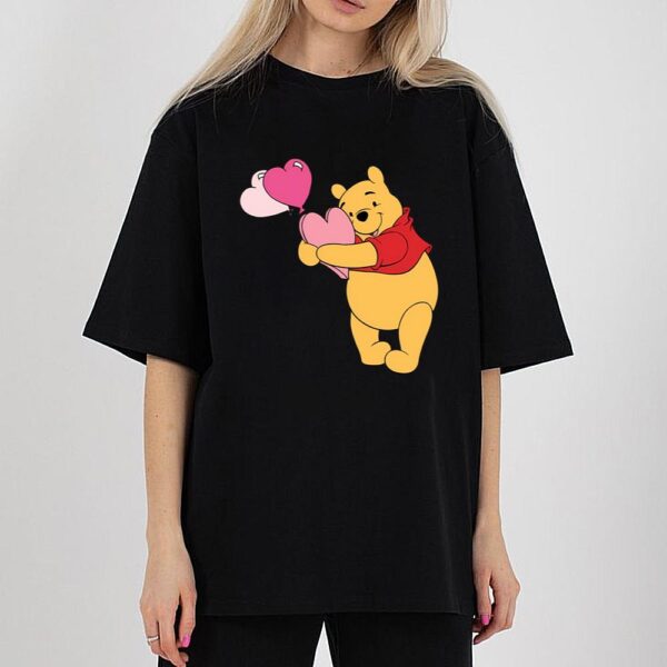 Disney Bear Valentines Day Shirt Cute Pooh Valentine T-Shirt Magic Kingdom Disneyland Trip Tee