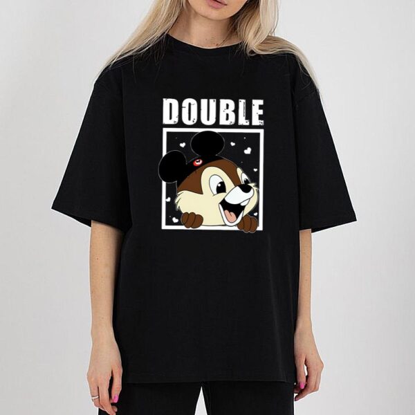 Disney Chip And Dale Double Trouble Shirts Valentine Day Gift Disneyland Matching Shirt