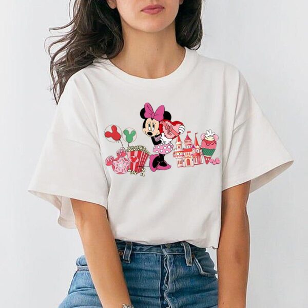 Disney Couple Valentine’s Day ShirtMinnie Shirt Disneyworld Trip T-Shirt