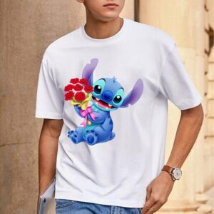 Disney Cute Stitch Happy Valentine’s Day Matching T-Shirt Gift Valentine Shirt