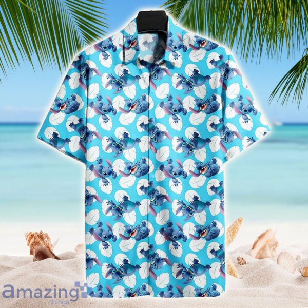 Disney Hawaiian Shirt Summer Beach Adorable Stitch Disney Aloha Button Up Shirt