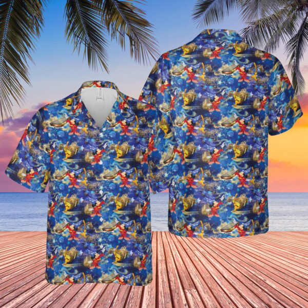 Disney Hawaiian Shirt Summer Beach Mickey Mouse Magical Disney Aloha Button Up Shirt