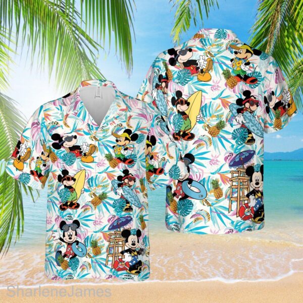 Disney Hawaiian Shirt Summer Beach Walt Disney World Disney Aloha Button Up Shirt
