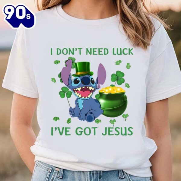 Disney Lilo And Stitch Shirt, Stitch St Patrick’s Day I Don’t Need…