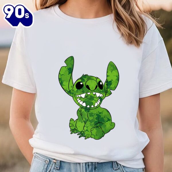 Disney Lilo And Stitch St. Patrick’s Day Stitch T-Shirt