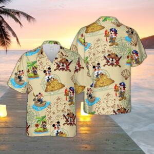 Disney Lover Pirates Mickey Mouse Hawaiian Shirt