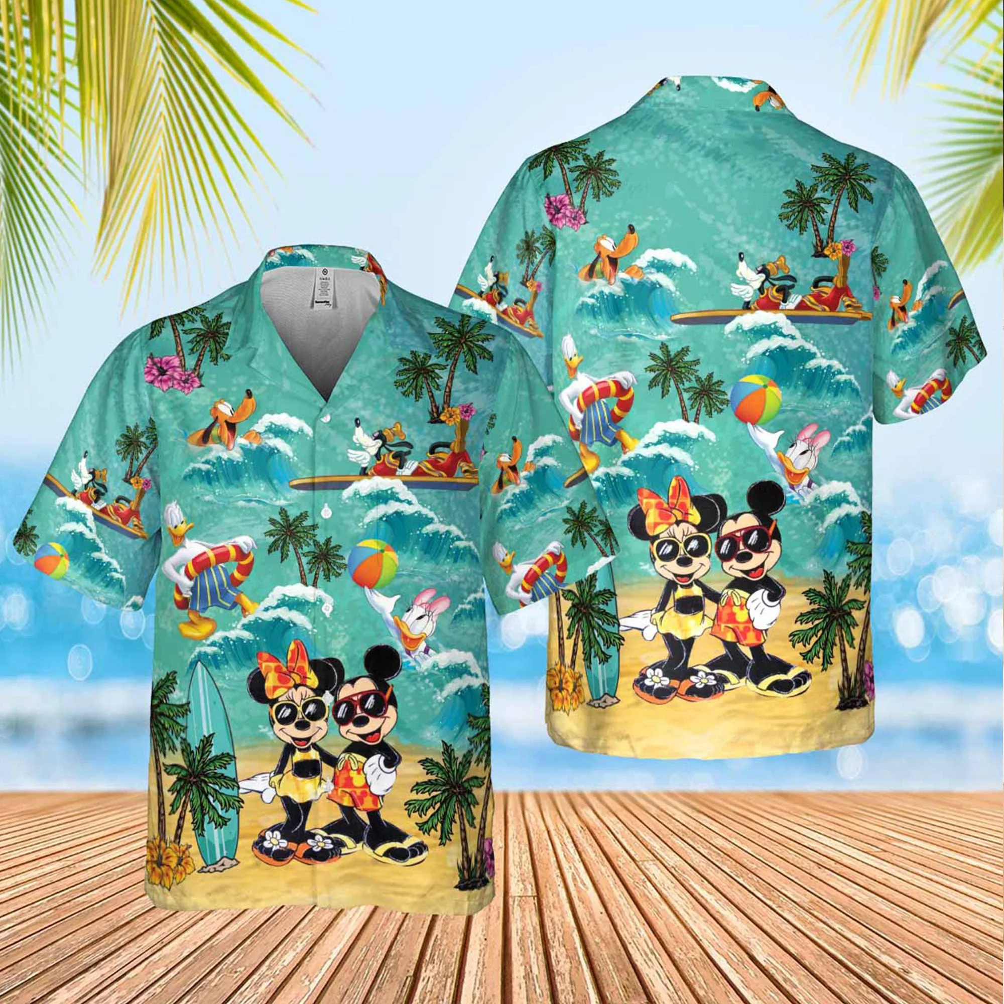 Disney Mickey And Minnie Magical Hawaii Hawaiian Shirt