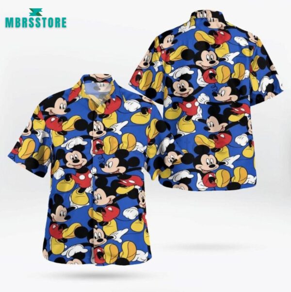 Disney Mickey Hawaiian Shirt Summer Trip Family
